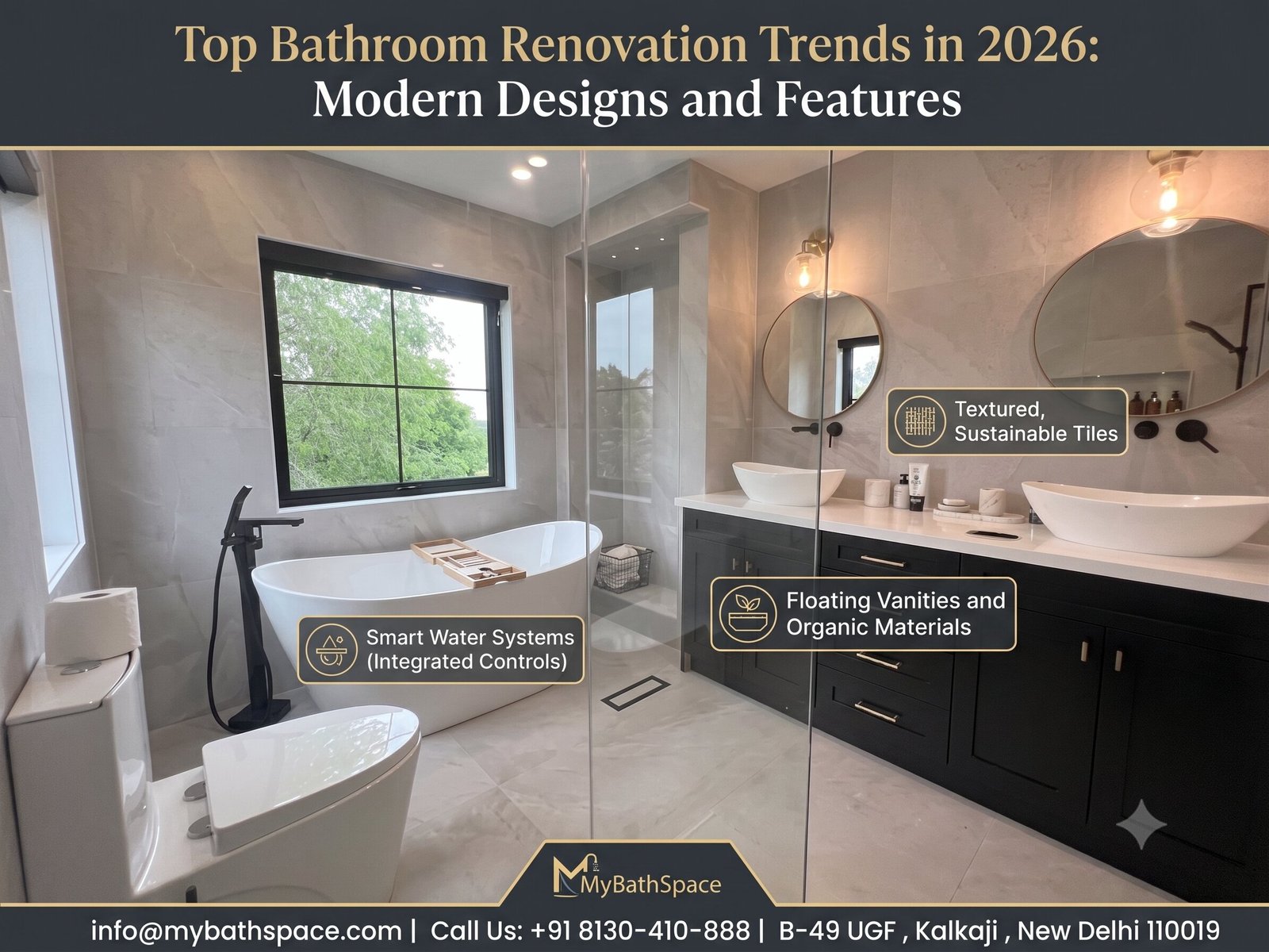 Top Bathroom Renovation Trends ,  Modern Designs and Features